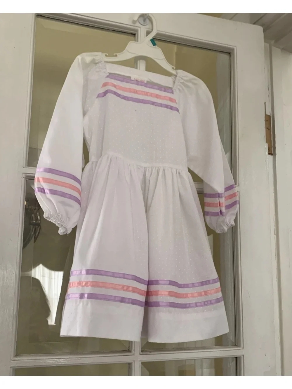 Vintage Love Brand The Ribbon Dress Girls Size 5 *Missing Belt Made In USA